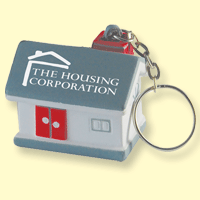 House keyring streess reliever toy